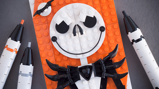 These <em>Brick Sketches</em> are great pieces of Lego art.